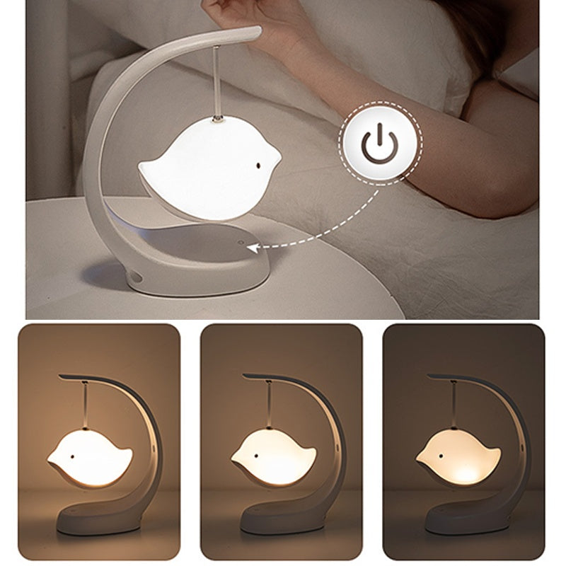 USB Night Light | Sound Machine | Adjustable Lighting | Cute Bird Design | Baby and Adult Friendly