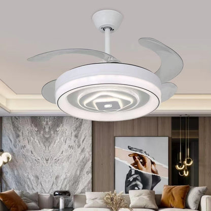 Nordic Ceiling Fan Light | Hidden Blades | Modern Design | Energy-Efficient | Home Decor