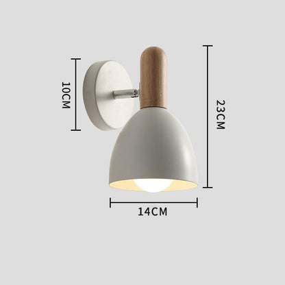 Nordic Creative Makaron Bedside Lamp - Stylish Iron Bedroom Lamp in Multiple Colors