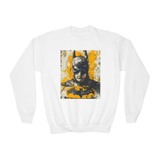 Youth Crewneck Sweatshirt with batman design