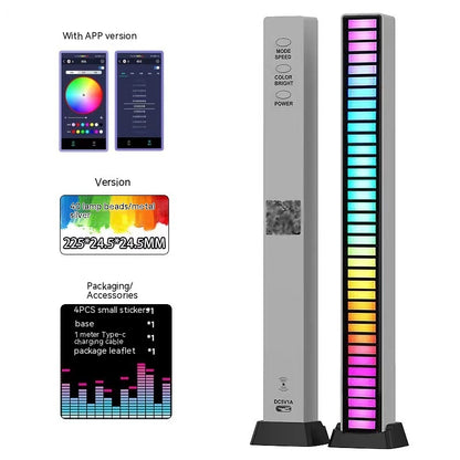 3D Double-Sided Pickup Light | RGB | Voice Control | Music Rhythm | Colorful Ambiance