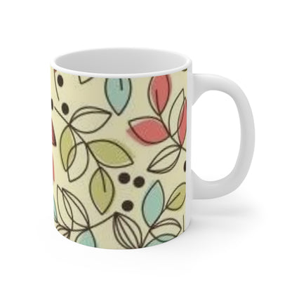 Floral Coffee Mug 11oz