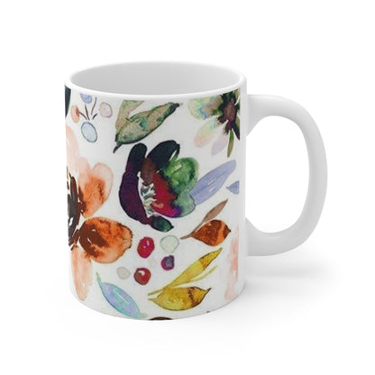 Floral Coffee Mug 11oz