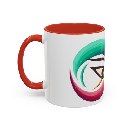 Mug with double eye design