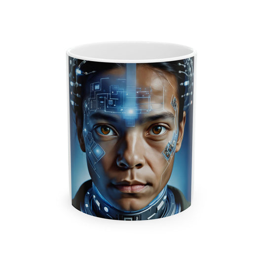 Cyber Boy Ceramic Mug, (11oz, 15oz)