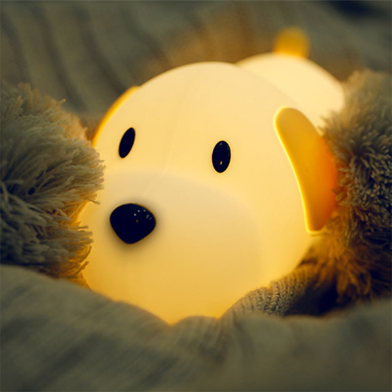 Dull Wang Cute Silicone Night Light LED Rechargeable - Creative Dimming Bedside Lamp