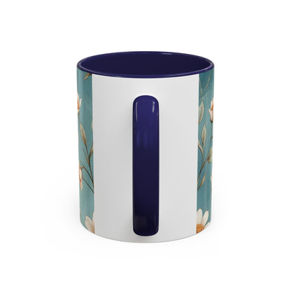 Mug with a design of a bunch of flowers