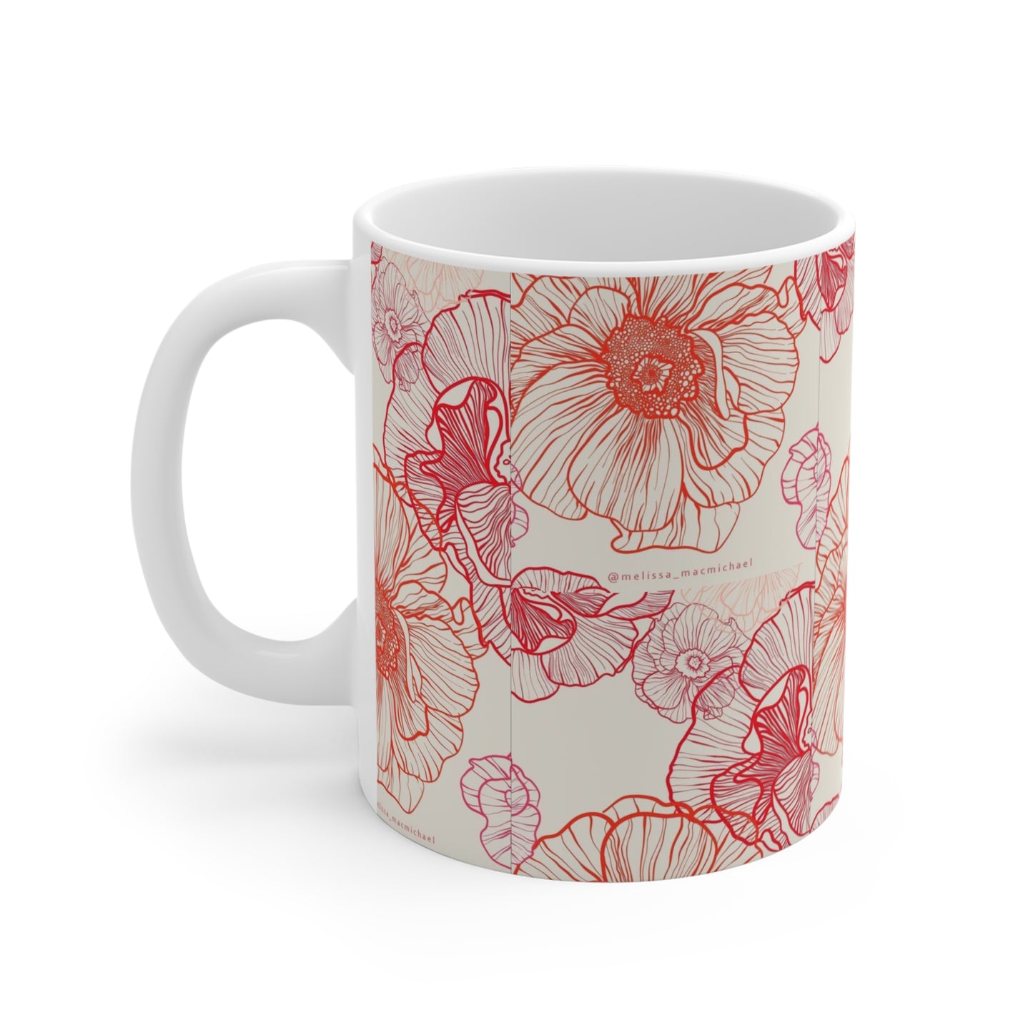 Floral Mug 11oz