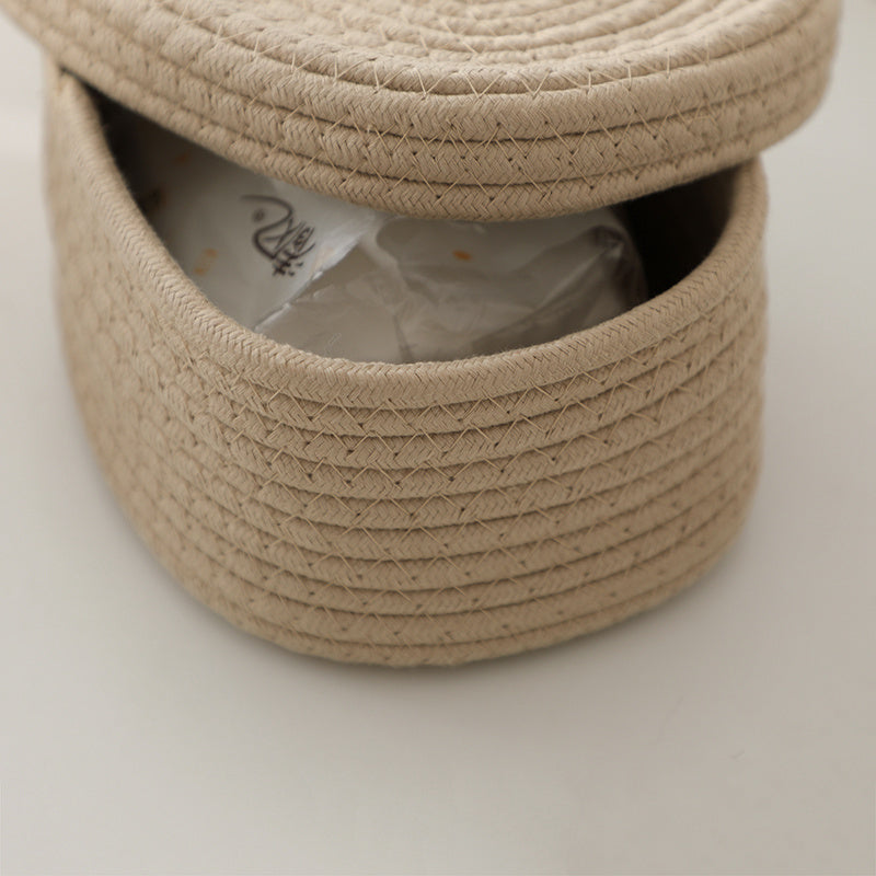 Nordic Cotton and Linen Tissue Box-A Stylish and Functional Piece