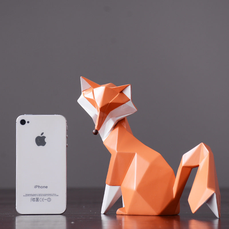 Modern Minimalist Fox Figurines: A Touch of Nature