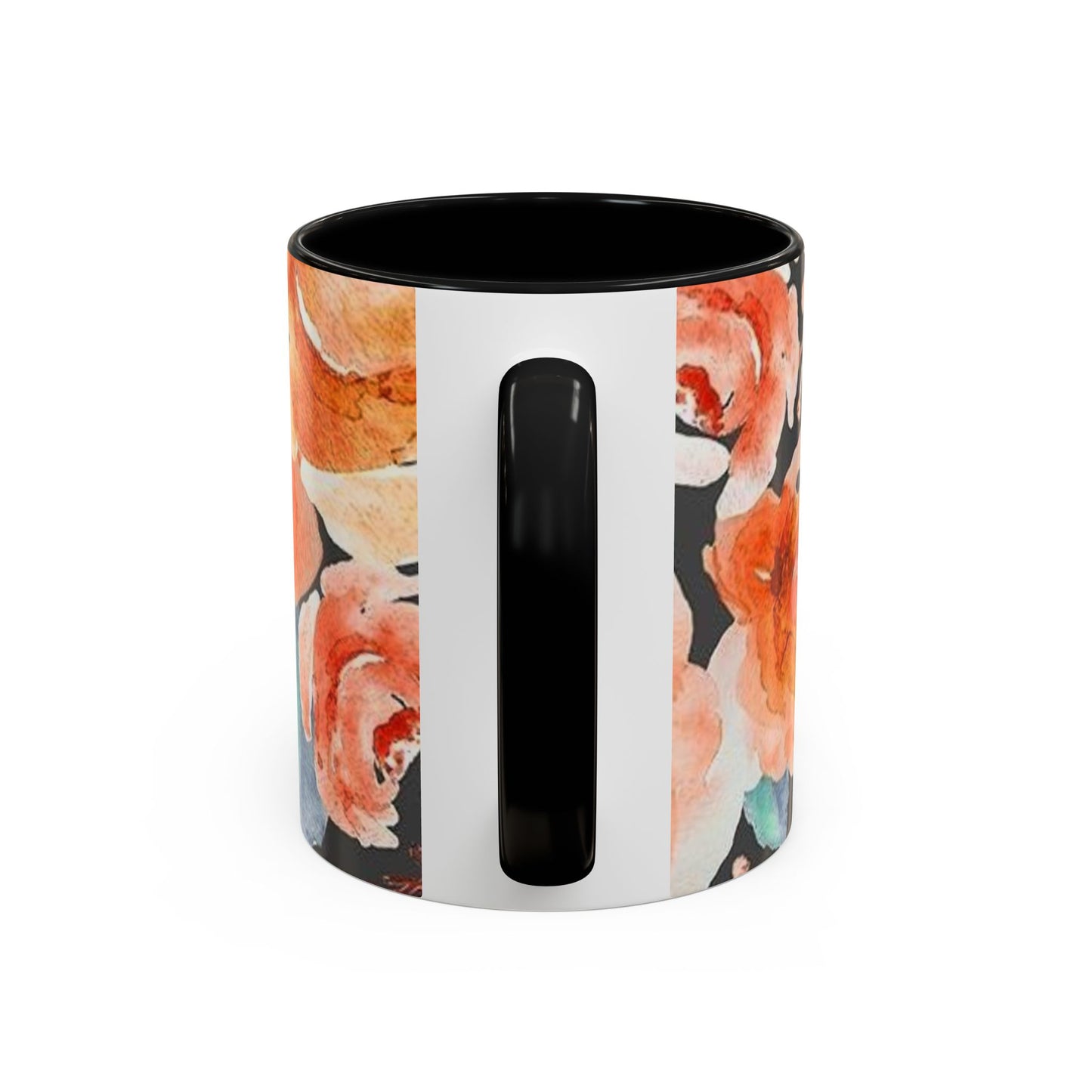 Floral Accent Coffee Mug (11, 15oz)