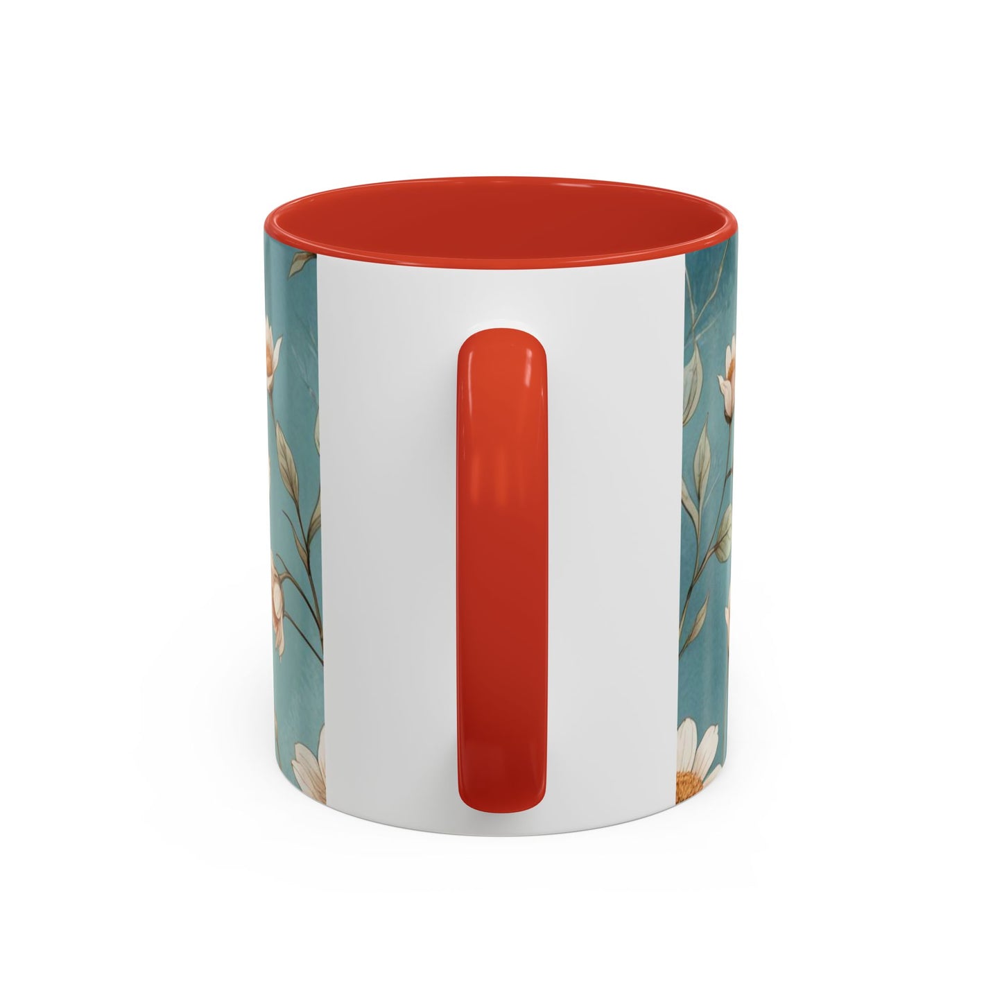 Mug with a design of a bunch of flowers