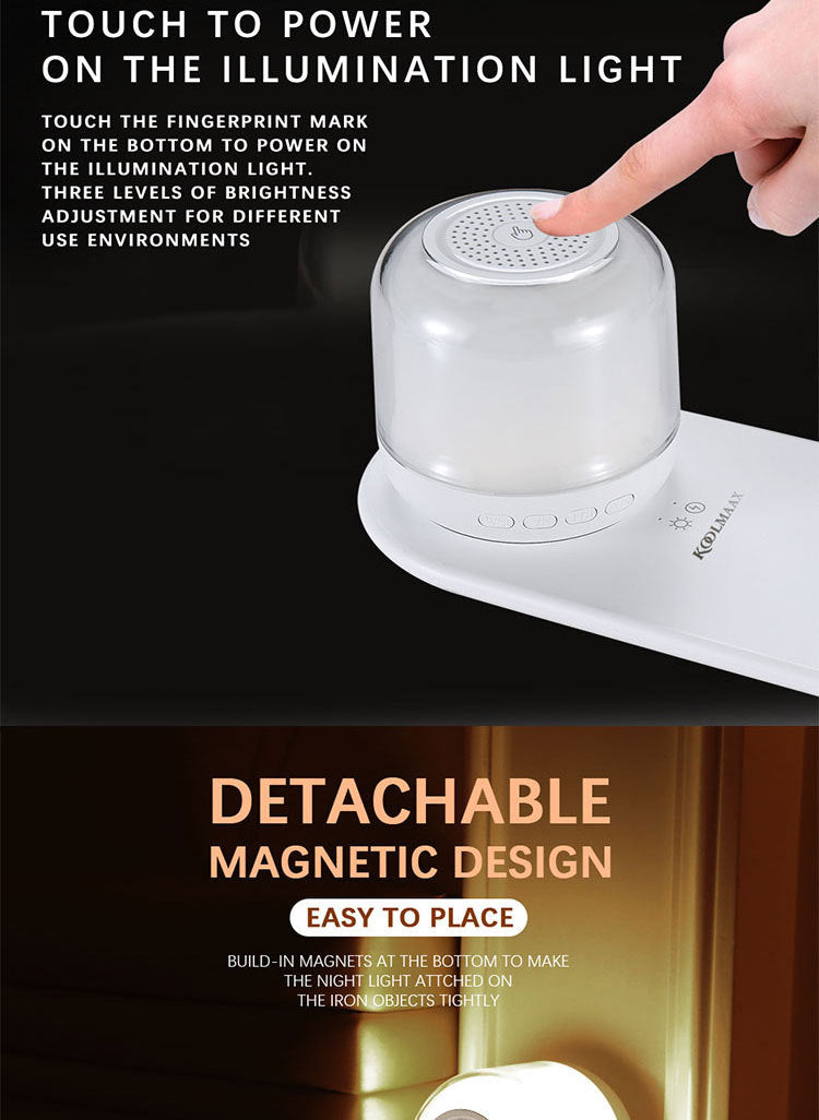 Koolmaax 2023 Night Light Charger 3 In 1 With Bedside Lamp Versatile New Trend - OptiChoice