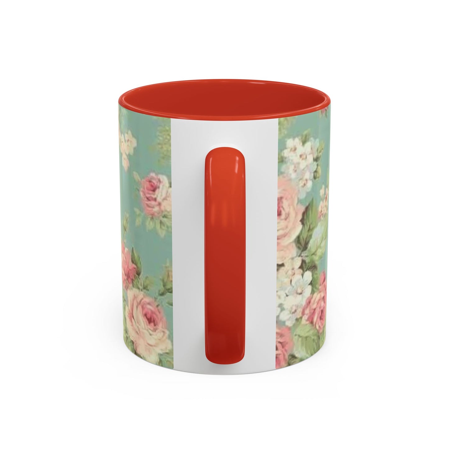 Floral Accent Coffee Mug (11, 15oz)