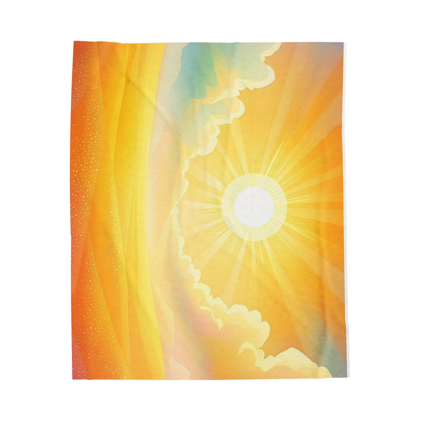 Velveteen Plush Blanket sun