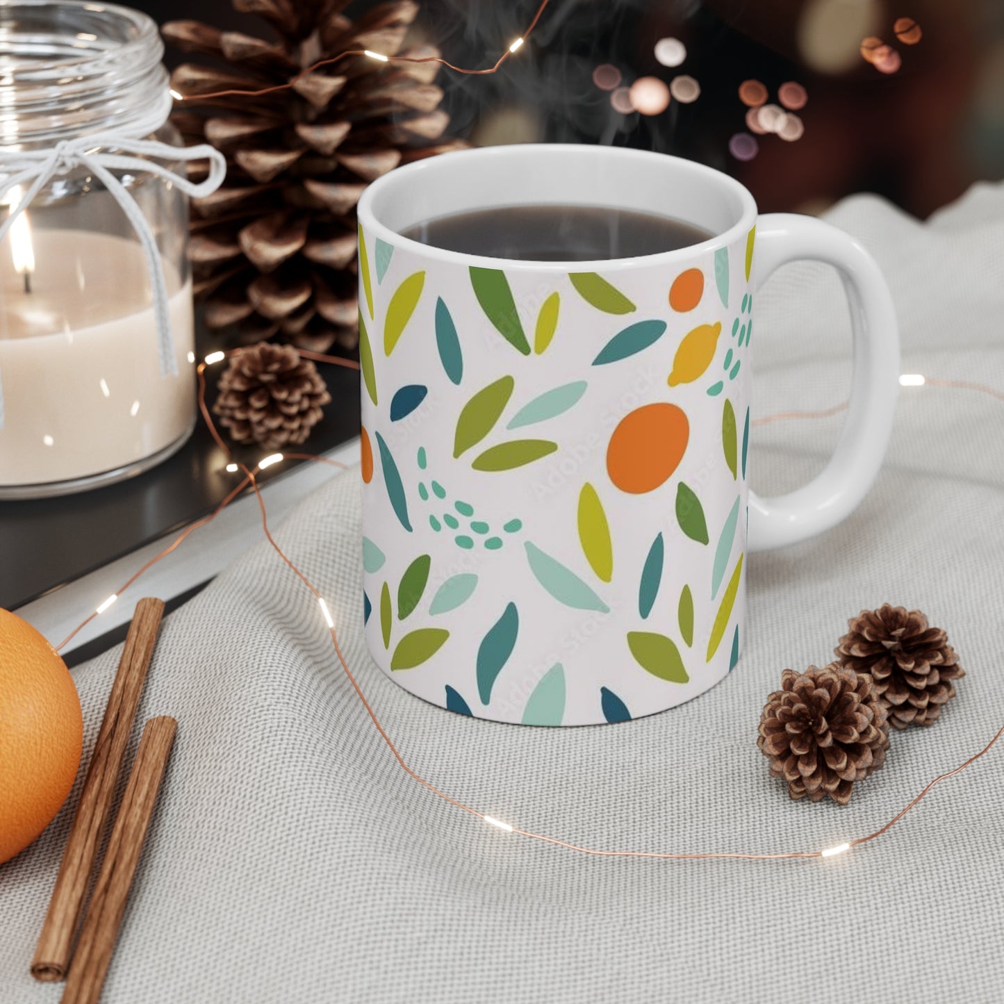 Floral Coffe Mug 11oz