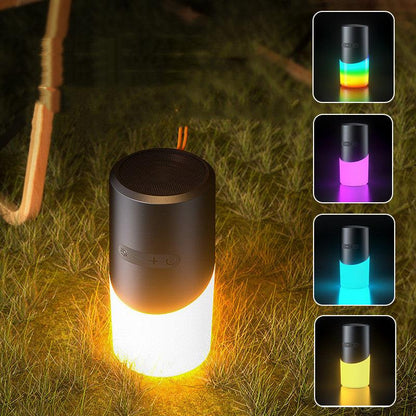 Outdoor Portable Wireless Bluetooth Speaker with RGB Lights – 5W, Bluetooth 5.3, Long Battery Life - OptiChoice