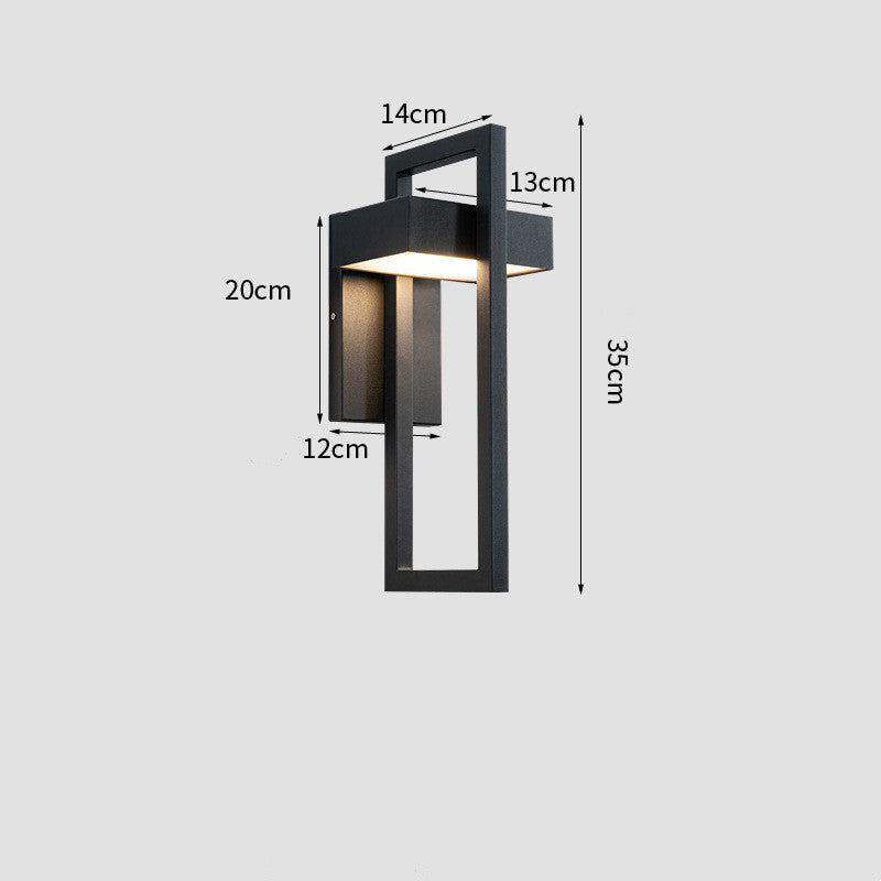 Modern Minimalist Outdoor Wall Lamp | Stainless Steel | Waterproof | Durable | Home Decor