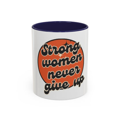 Mug with a strong woman design