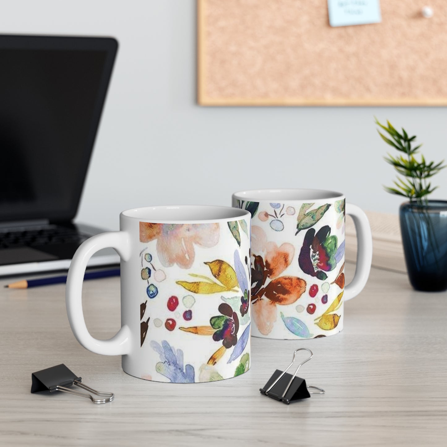 Floral Coffee Mug 11oz