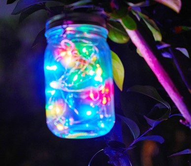 Solar Mason Jar Lights | Outdoor Lighting | Rustic Decor | LED | Waterproof