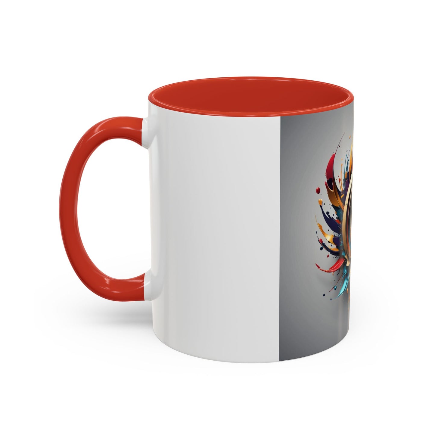 mug with cosmic eye logo