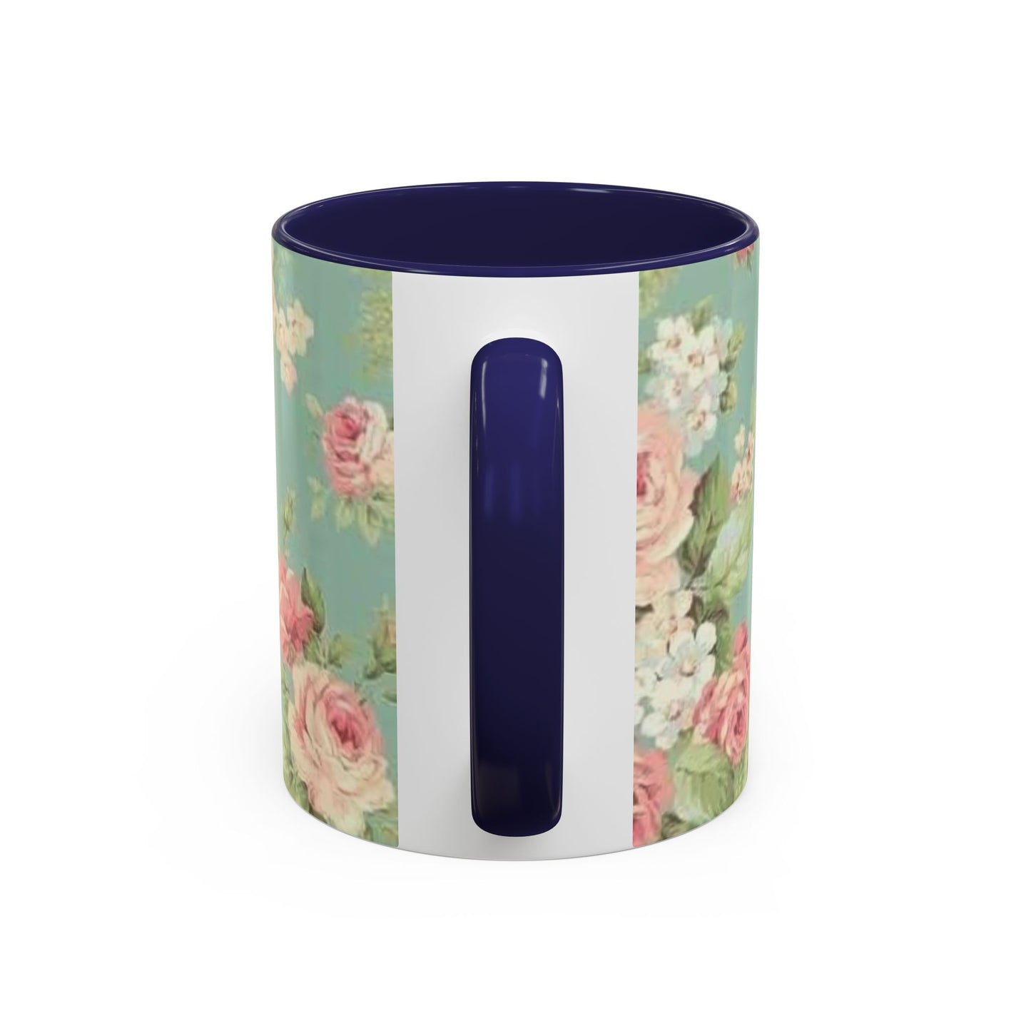 Floral Accent Coffee Mug (11, 15oz)