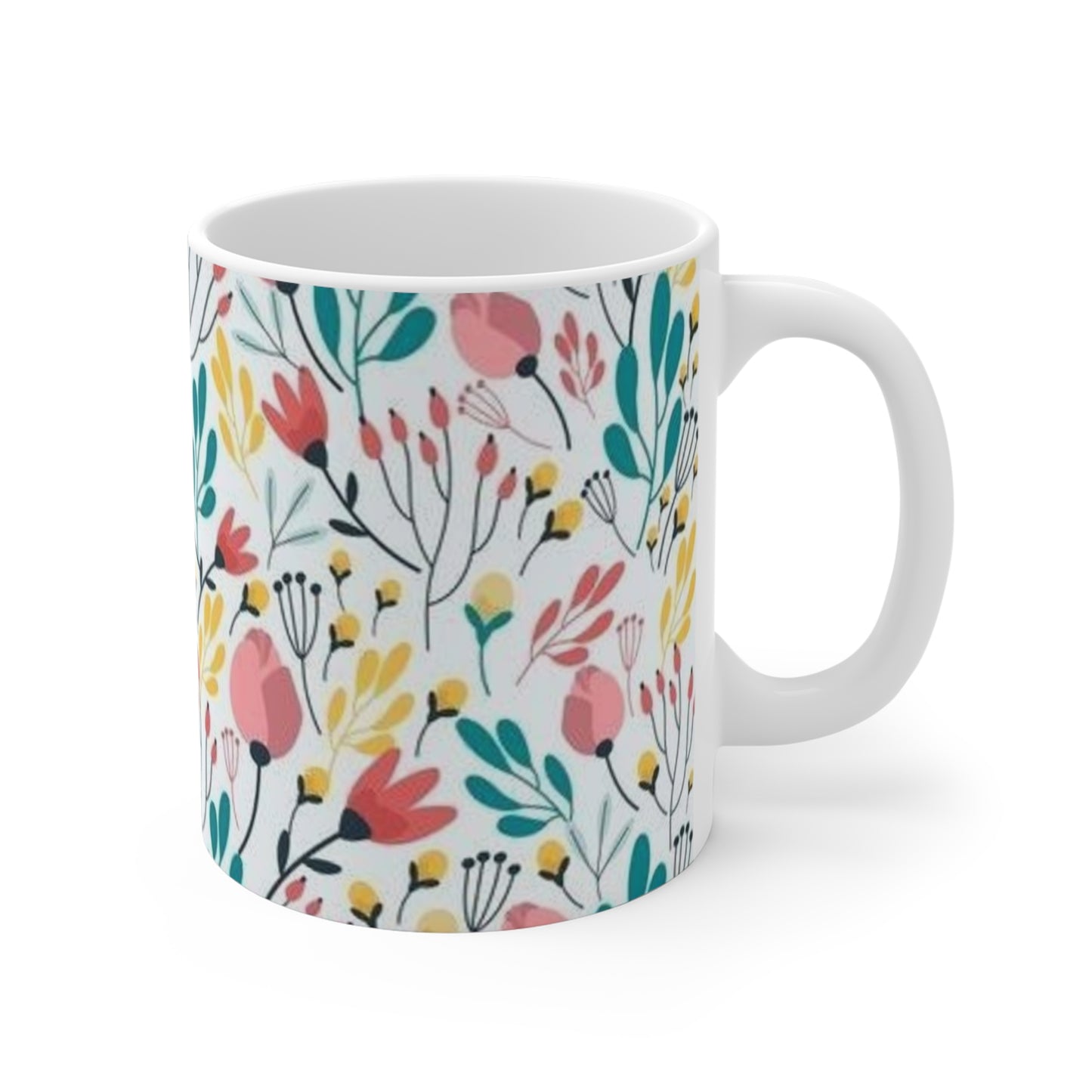 Floral Mug 11oz