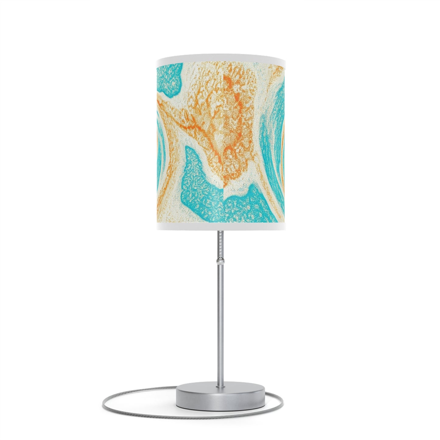 Lamp on a Stand, US|CA plug with watercolor design