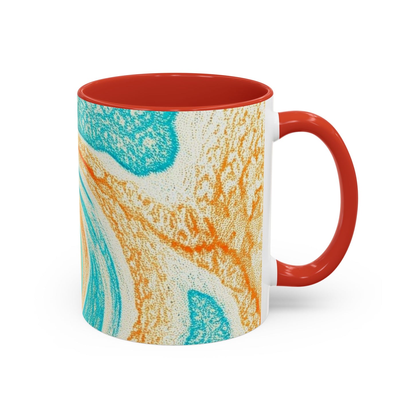 Accent Coffee Mug with watercolor design