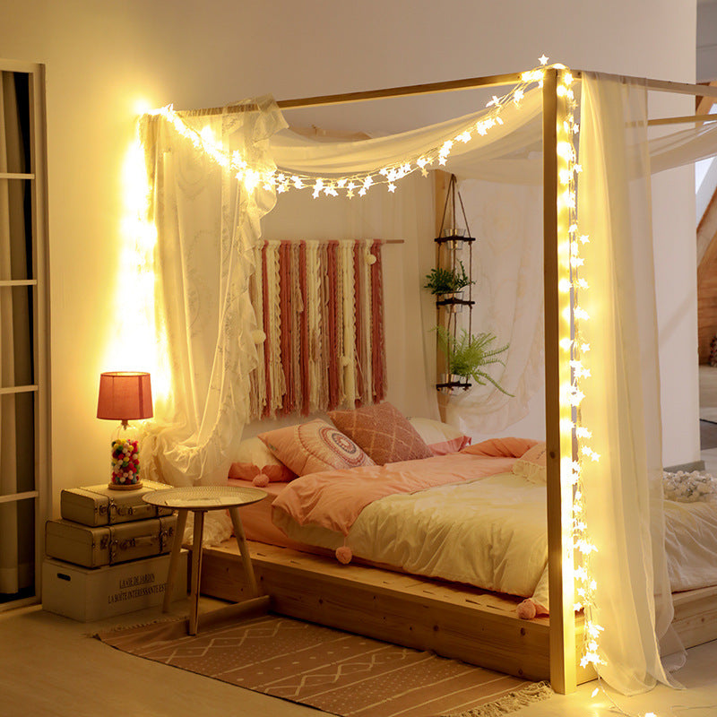 Battery-Powered String Lights - Decorative Curtain Garland for Home, Christmas, and Parties - OptiChoice