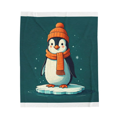 Kids Penguin Plush Blanket