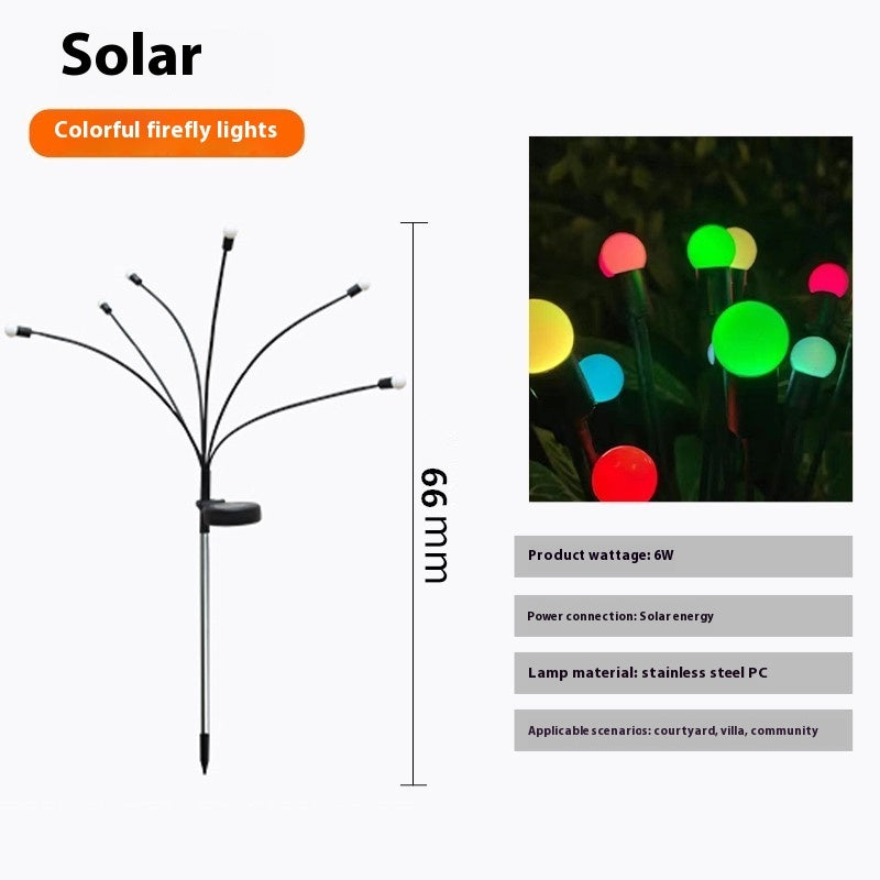 Solar Firefly Garden Lights: Waterproof and Eco-Friendly