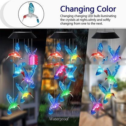 Solar Hummingbird Garden Lights- Add a Touch of Nature