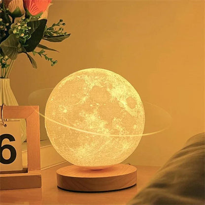 Creative 3D Magnetic Floating Levitating Moon Lamp - OptiChoice