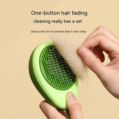 Avocado-Shaped Pet Grooming Tool: Gentle and Effective