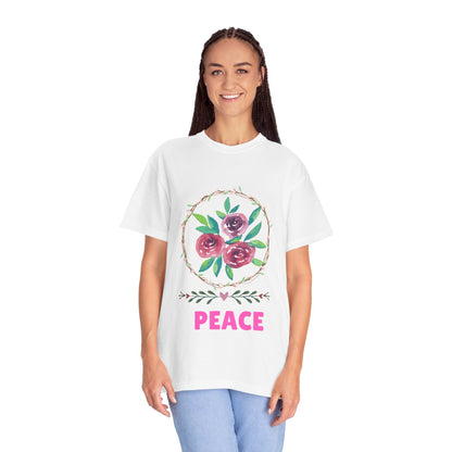 Flower Unisex Garment-Dyed T-shirt