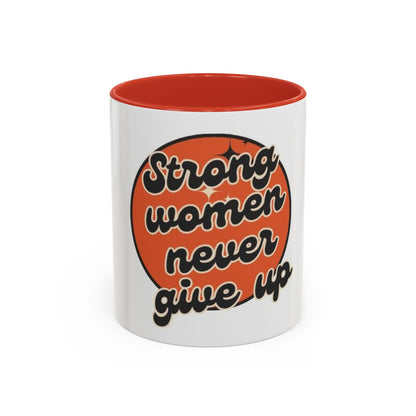 Mug with a strong woman design