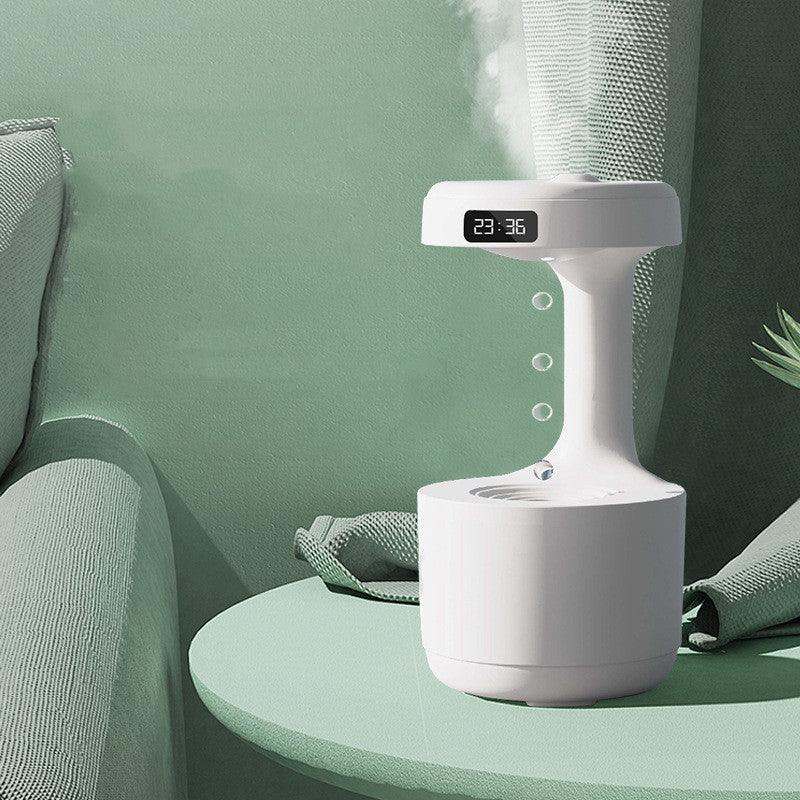 Bedroom Anti-Gravity Humidifier & Aroma Diffuser With Clock - OptiChoice