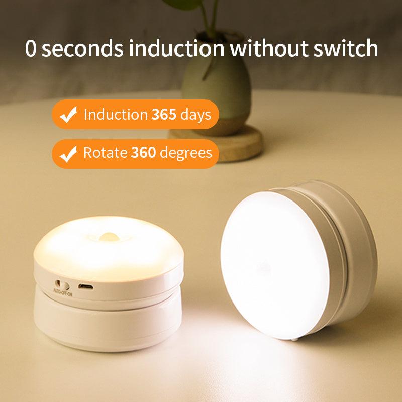 Rotating Human Body Sensor Light - Smart Motion-Activated LED for Home Security - OptiChoice