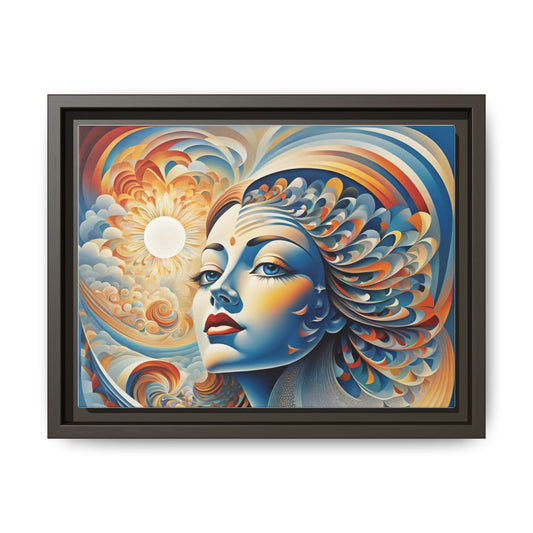 Holy Angel Matte Canvas, Framed (Multi-color)