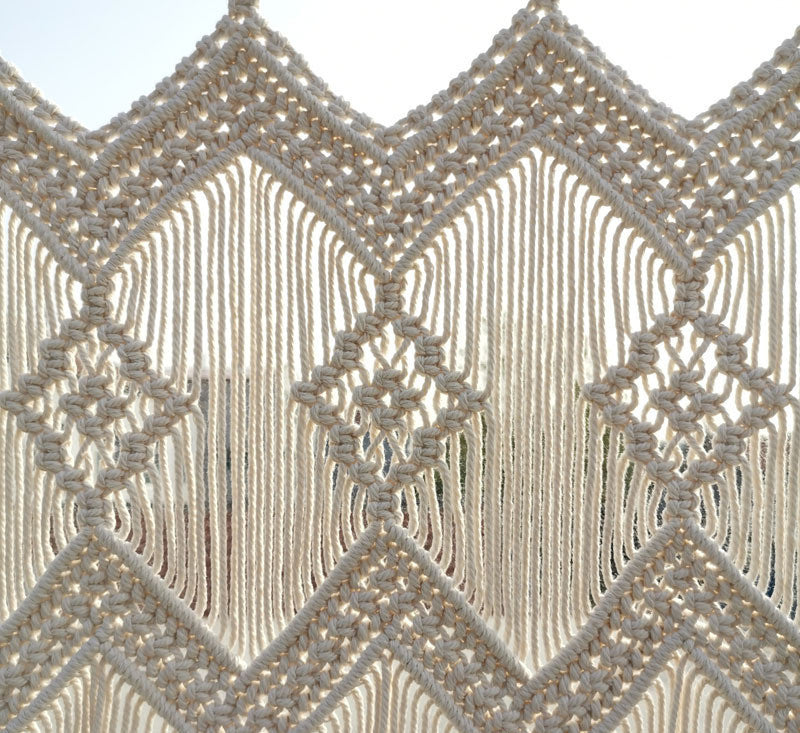 Nordic Boho Fringe Curtain-A Touch of Bohemian Chic