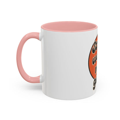 Mug with a strong woman design