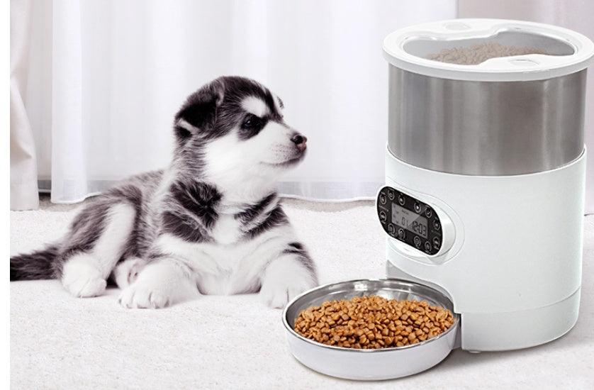 Cat and Dog Food Automatic Dispenser with Recording & Timing Feeding - OptiChoice