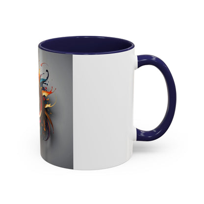 mug with cosmic eye logo