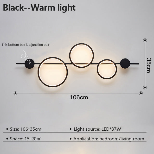 Modern Minimalist Wall Lamp | Bedroom | Living Room | LED Lighting | Home Decor