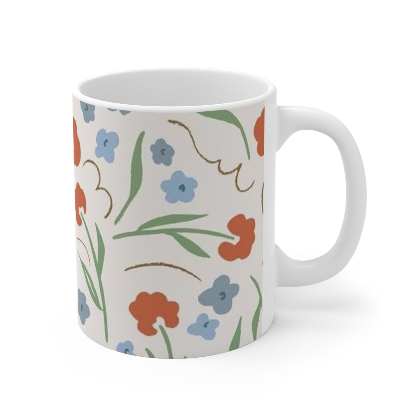 Floral Coffee Mug 11oz