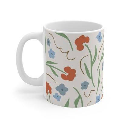 Floral Coffee Mug 11oz