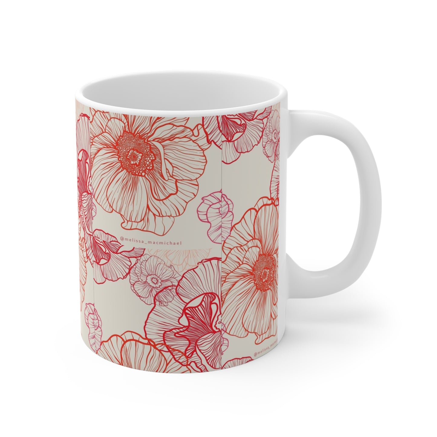 Floral Mug 11oz