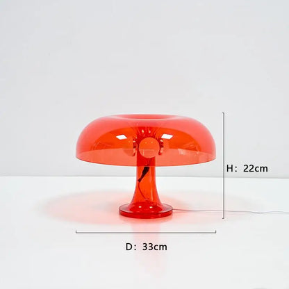 "Modern LED Mushroom Table Lamp – Minimalist Bedside & Living Room Lighting Decor"